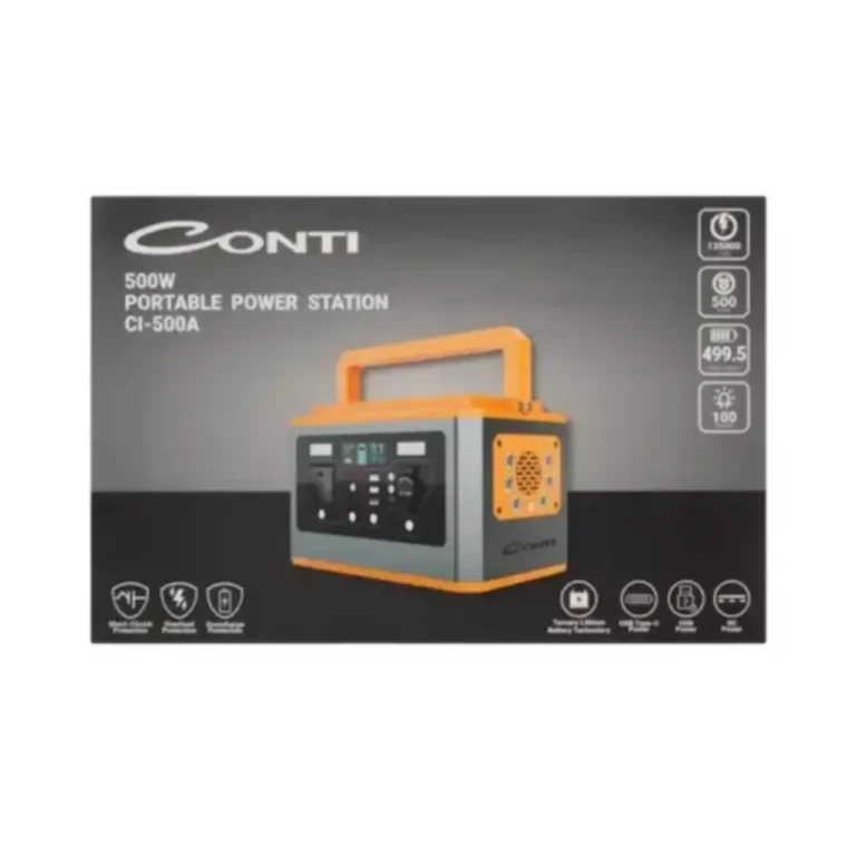 Conti 500W Portable Power Station – CI-500A