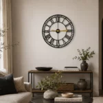 CA Black And Gold Wall Clock – YX2027DB