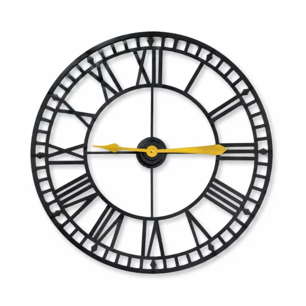 CA Black And Gold Wall Clock – YX2027DB