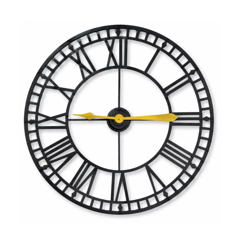 CA Black And Gold Wall Clock – YX2027DB