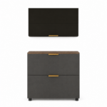 Modern Kitchen Storage Combo – MW9602DB + MW960T