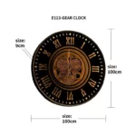 Colorado Moving Gear Wall Clock - E113