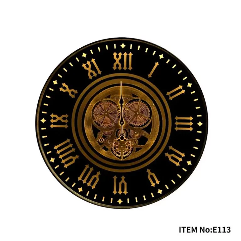 Colorado Moving Gear Wall Clock - E113