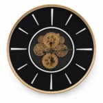CA Black And Gold Wall Clock – E119