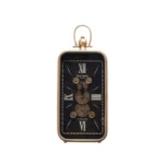 Bedside Clock Black & Gold - E141