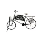 Bicycle Design Planter Black – HX7650