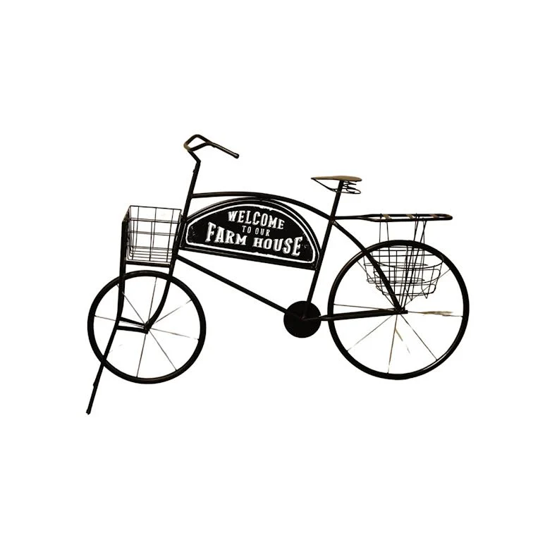 HX7650 Bicycle Design Planter Black – HX7650