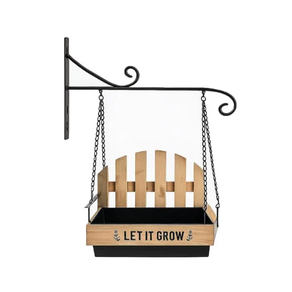 Wall Hanging Bench Planter Black – HX7682