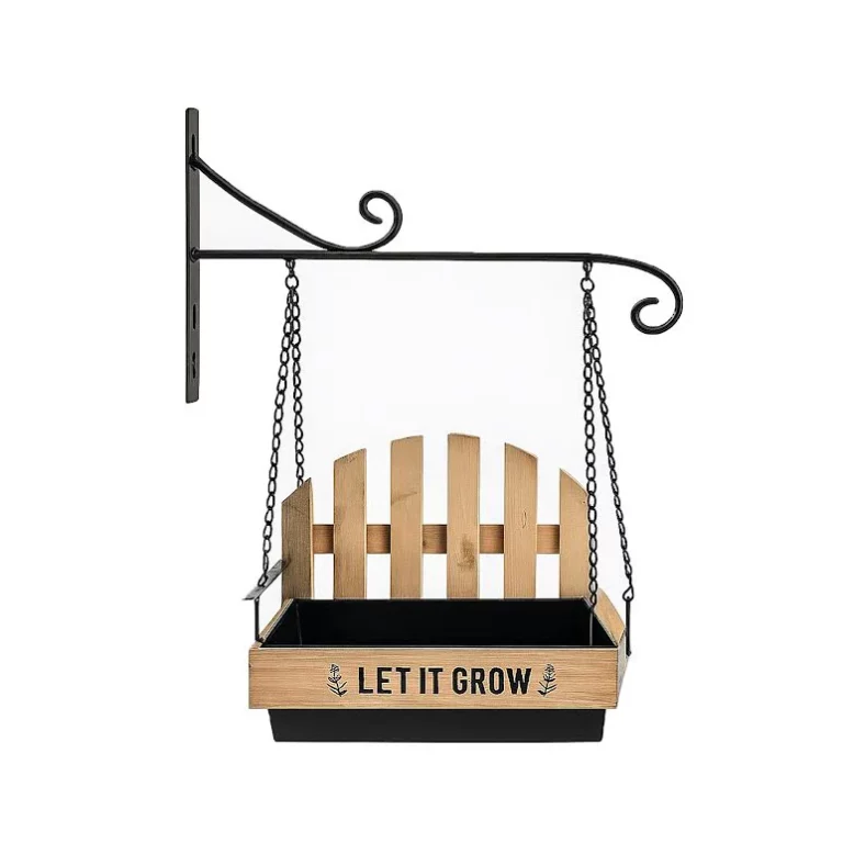 Wall Hanging Bench Planter Black – HX7682