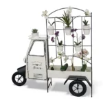Vintage Metal Truck Planter White – HX7694