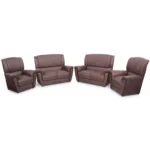 Mateo 4PC Lounge Suite – Brown