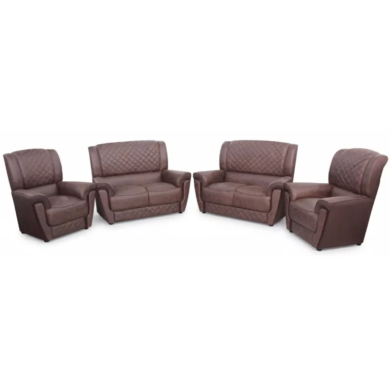 Mateo 4PC Lounge Suite – Brown