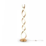 Swirl Design LED Floor Lamp Gold – MLC-11