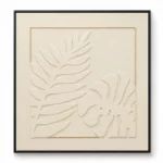 Cream Botanical Wall Frame 100x100 – WF010