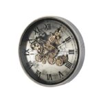 Marco World Map Wall Clock Gold & Silver – E44