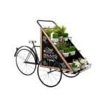 Bicycle Design Flower Planter Black – HX7654