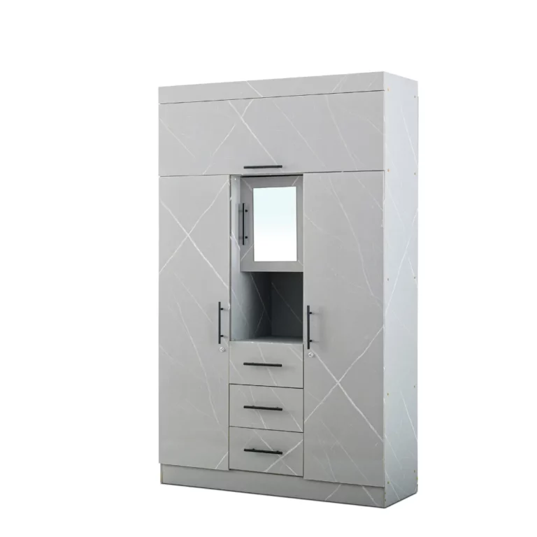 3 Door Wardrobe with Mirror, MWRT3DF