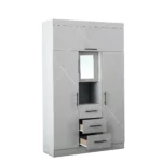 3 Door Wardrobe with Mirror, MWRT3DF
