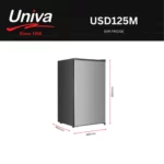 Univa Bar Fridge 91L Metallic, USD125M