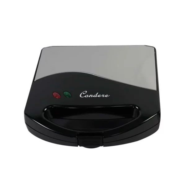 Condere 2-Slice Sandwich Maker ZS-2431, Silver and Black, 800W