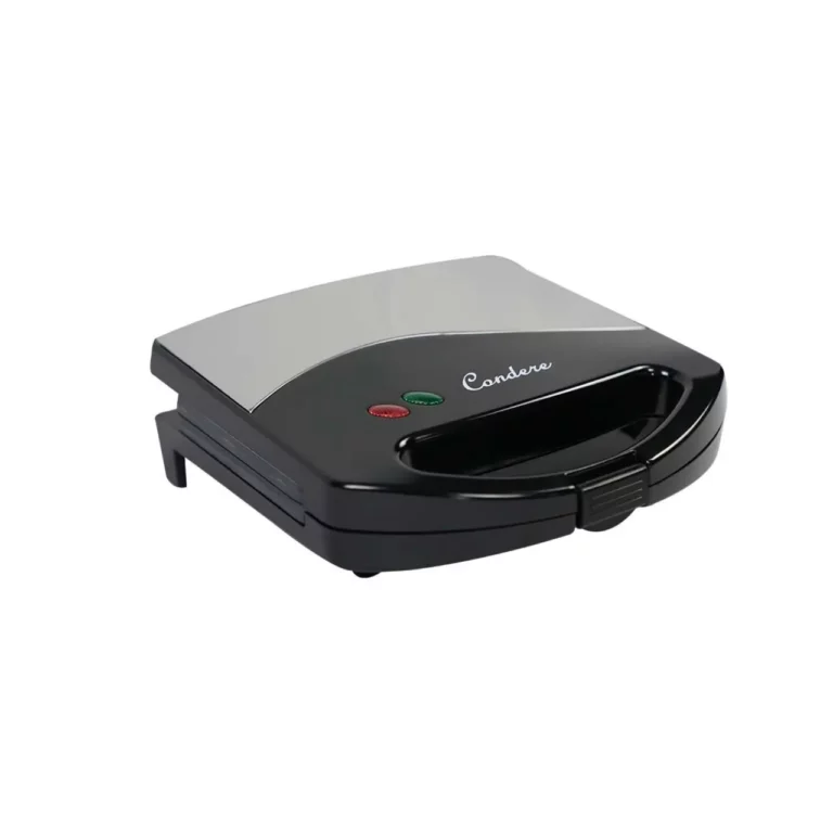 Condere 2-Slice Sandwich Maker ZS-2431, Silver and Black, 800W