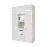 Modern 3 Door Wardrobe with Mirror, MWRT3DF