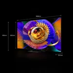 TCL 75 Inch TV C7L SQD Mini LED Google TV 144Hz, 75C7L