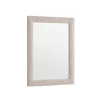 Decorative Wall Mirror with Textured Frame, White or Gold, MWCV6