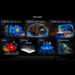 TCL 75 Inch TV P8L Premium QD Mini LED Google TV 144Hz, 75P8L