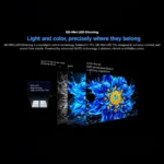 TCL 75 Inch TV P8L Premium QD Mini LED Google TV 144Hz, 75P8L