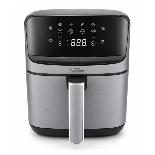 Sunbeam Digital Air Fryer 4.5L, Silver and Black, SAF-420