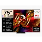 TCL 75 Inch TV C8L SQD-Mini LED Google TV 144Hz, 75C8L