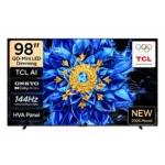 TCL 98 Inch P8L Premium QD Mini LED Google TV 144Hz, 98P8L