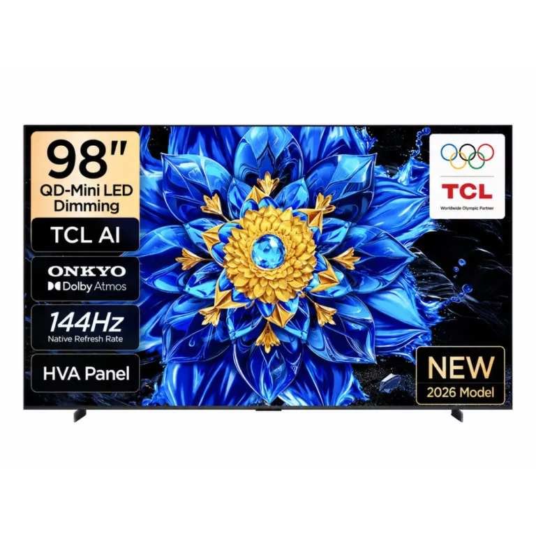 TCL 98 Inch P8L Premium QD Mini LED Google TV 144Hz, 98P8L