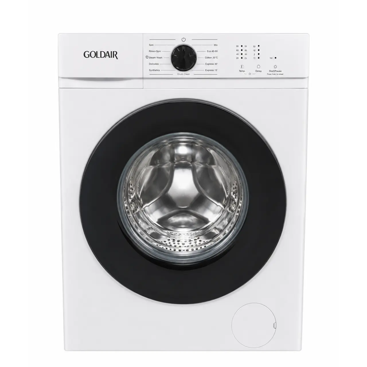 GFL-600 Goldair Front Loader Washing Machine, White, 6kg, GFL-600