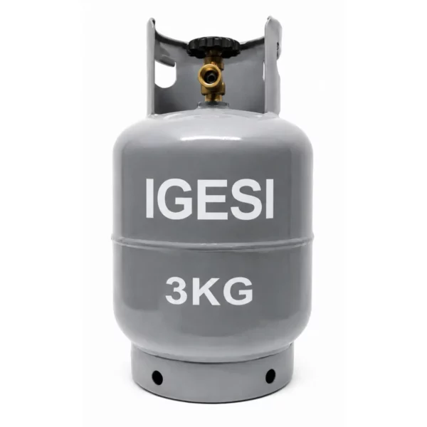 IGESI Gas Cylinder 3kg, Grey, IGESI3KG