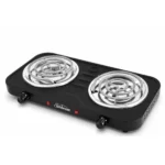 Sunbeam Double Spiral Hot Plate, Black, SDS-200BD