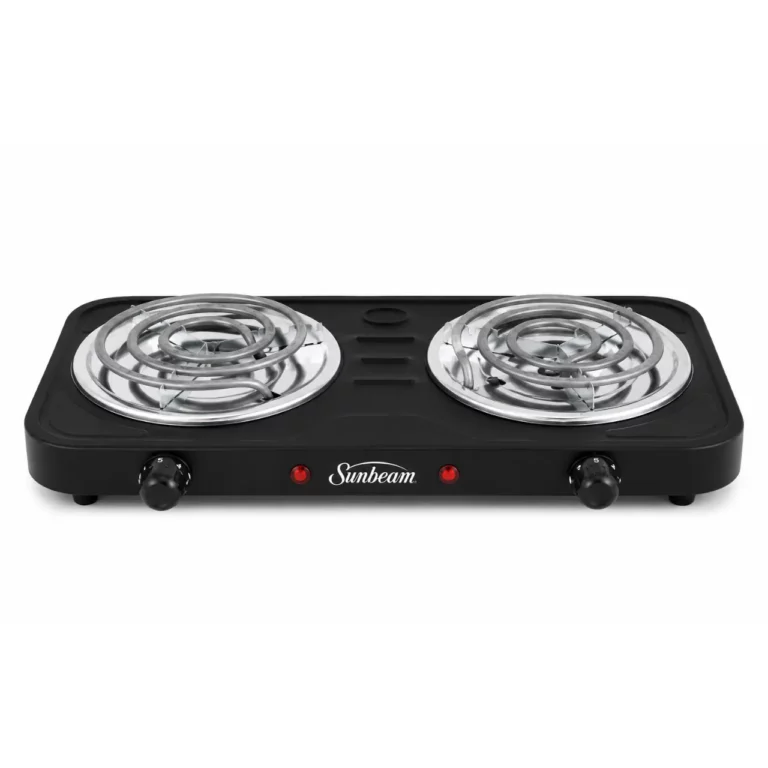 Sunbeam Double Spiral Hot Plate, Black, SDS-200BD