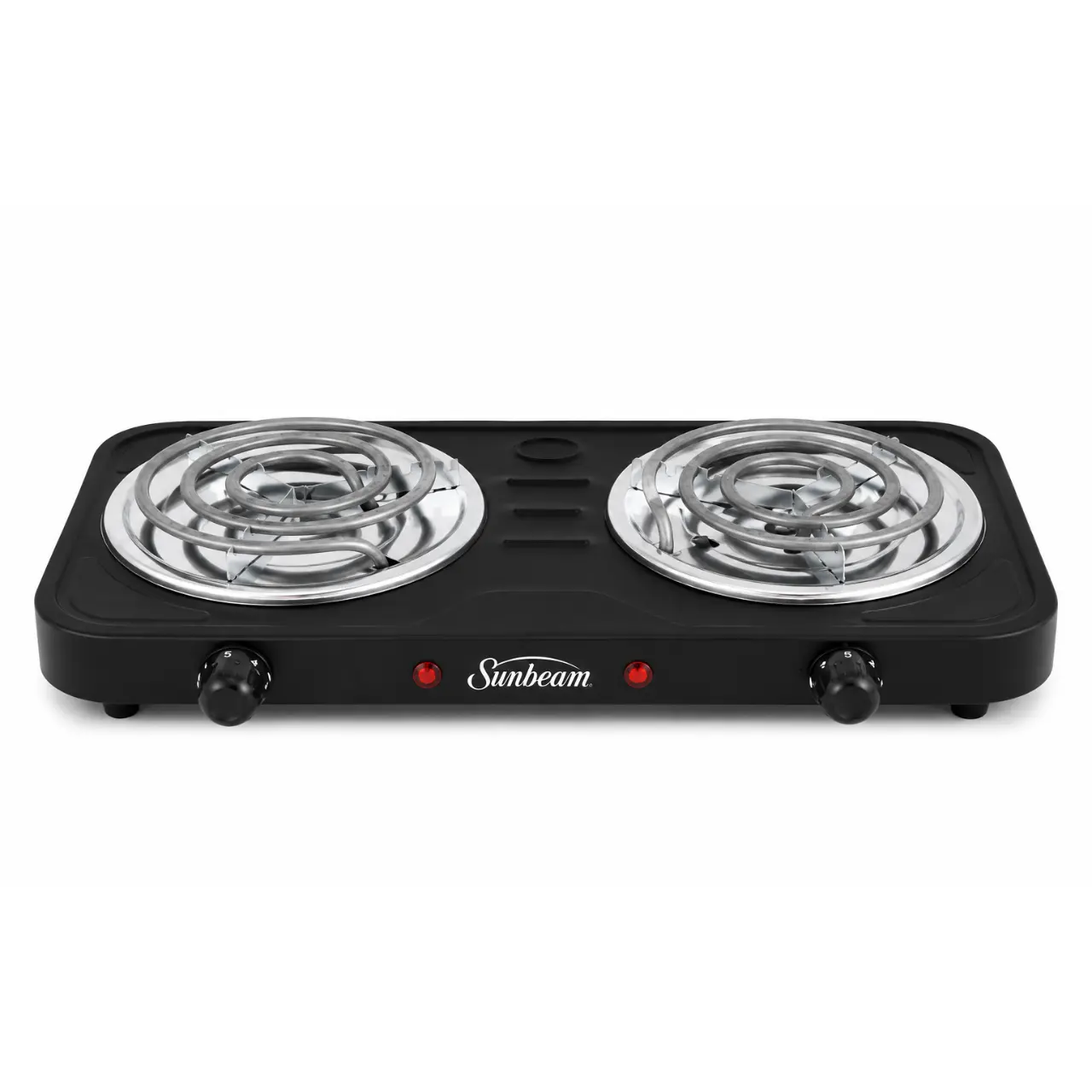 SDS-200BD Sunbeam Double Spiral Hot Plate, Black, SDS-200BD