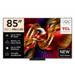 TCL 85 Inch TV C8L SQD-Mini LED Google TV 144Hz, 85C8L