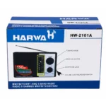 Harva 5 Band FM Radio HW-2101A, Black