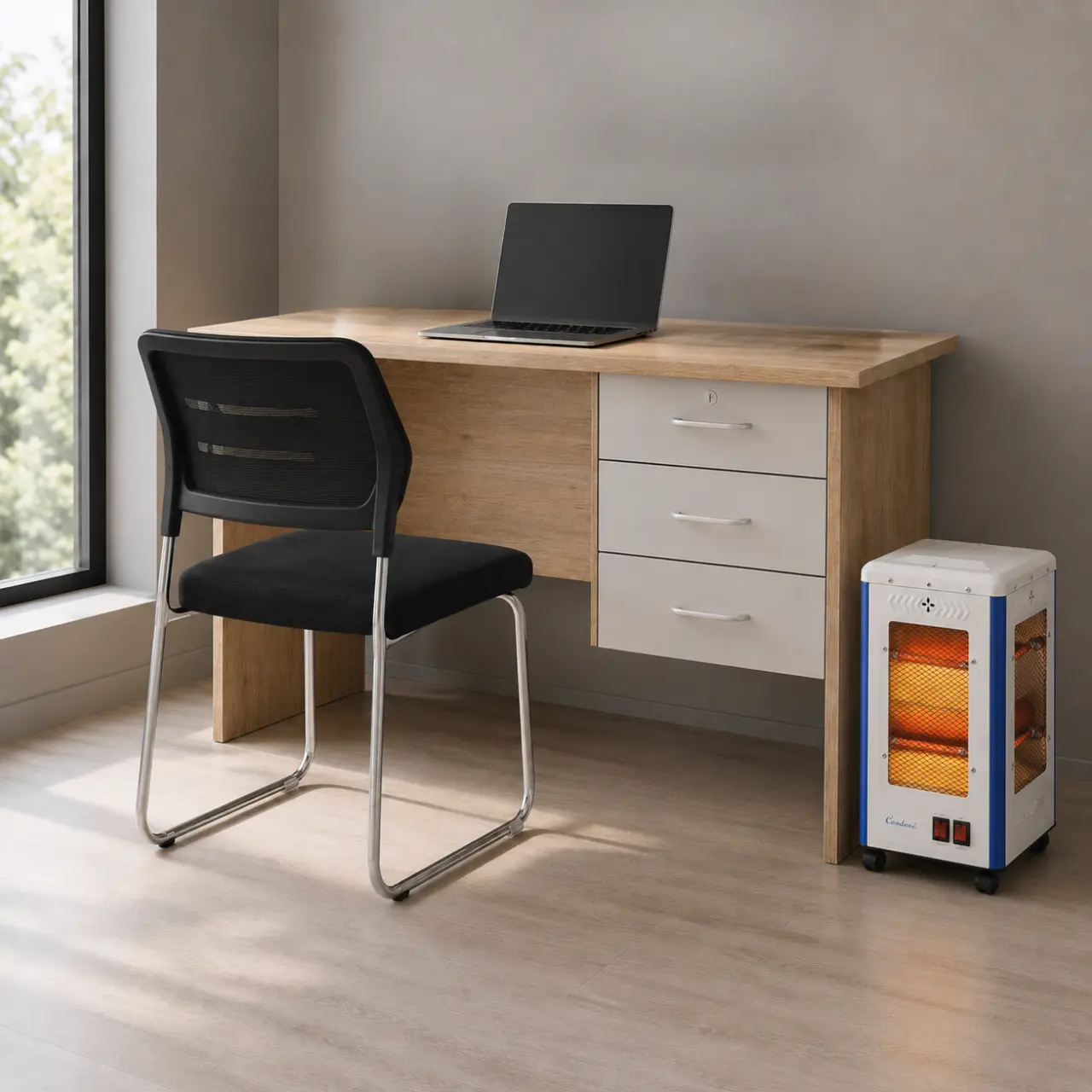 MW612+ZR-2003+MWA24 Comfort Desk Office Combo