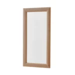 Decorative Wall Mirror with Textured Frame, White or Gold, MWCV6