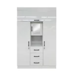Modern 3 Door Wardrobe with Mirror, MWRT3DF