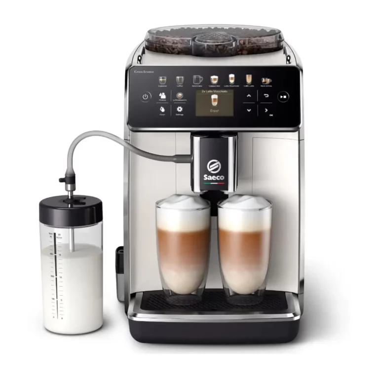 Saeco GranAroma Fully Automatic Espresso Machine, White, SM6580/20