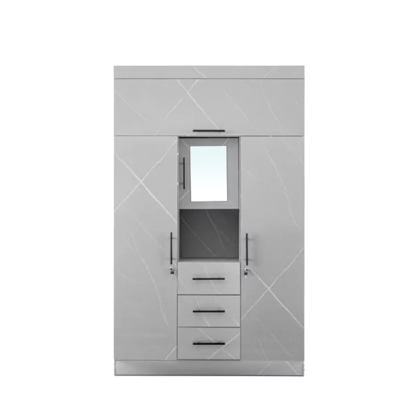 3 Door Wardrobe with Mirror, MWRT3DF