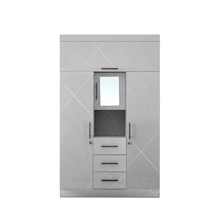 3 Door Wardrobe with Mirror, MWRT3DF