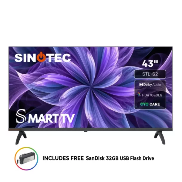 Sinotec 43-Inch Full HD LED Eye Care Smart TV, STL-43S2