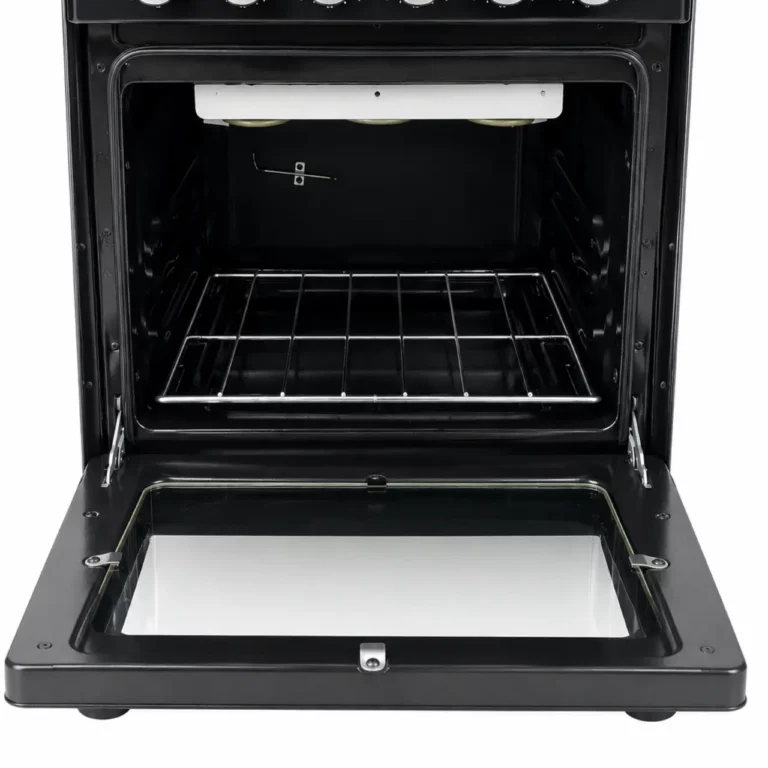 Blaze 4 Plate Electric Stove with Electric Oven, Black, GS-K50EE