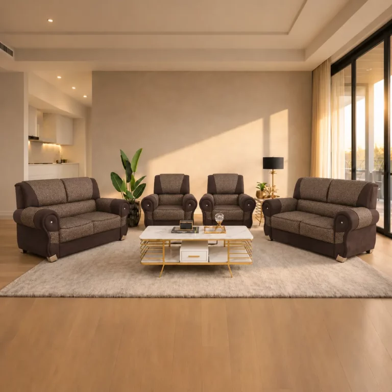 Adalina 4 Piece Lounge Suite, Two Tone